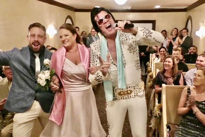 Elvis Themed Wedding or Vow Renewal at Graceland Wedding Chapel - The limousine ride from your hotel