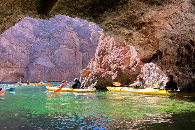 Emerald Cave Express Kayak Tour with Scenic & Historic Stops - Black Canyon and the 1920s river story