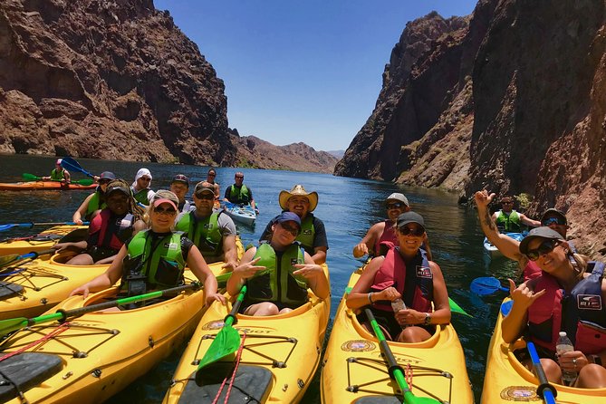 Emerald Cave Kayak Tour: Scenic Paddle with Optional Shuttle - Willow Beach and getting ready to paddle
