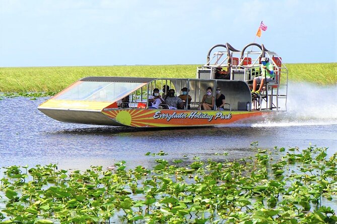 Everglades Holiday Park Airboat Tours & Rides - Open boat or covered boat?