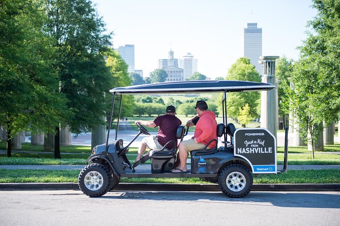Explore the City of Nashville Sightseeing Tour by Golf Cart - The Gulch, Marathon Village, and the extras