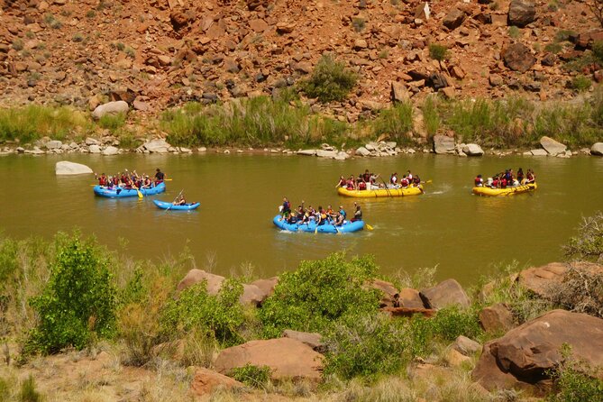 Fisher Towers Half-Day Rafting Day Trip from Moab - The Colorado River ride, from gentle water to small rapids