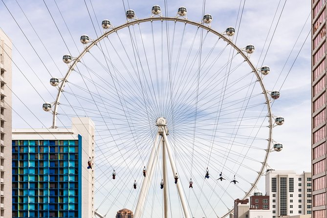 Fly LINQ Zipline at The LINQ Promenade in Las Vegas - From the 144-foot tower to the High Roller