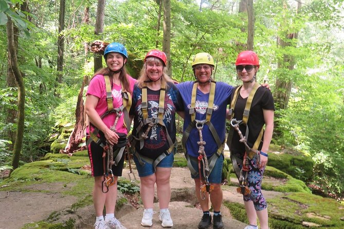 Fontanel Zipline Forest Adventure at Nashville North - Guides who keep the nerves under control