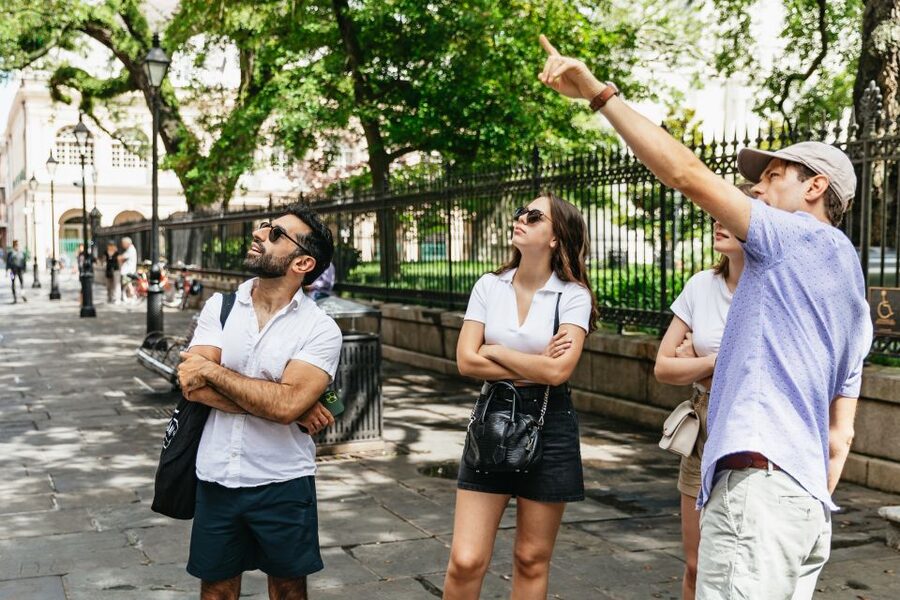 French Quarter Walking and Storytelling Tour - Reaching the Mississippi River