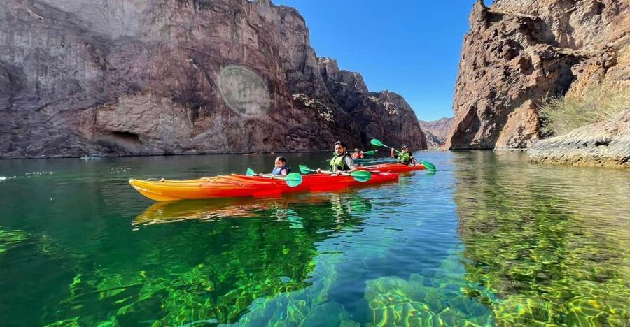 From Las Vegas: Emerald Cave Guided Kayak Tour with Shuttle - Meeting at Mandalay Bay at 9am