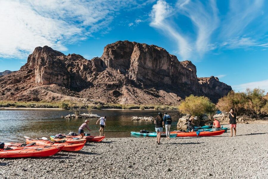 From Las Vegas: Emerald Cave Guided Kayaking Tour - Reaching Emerald Cave after about two miles
