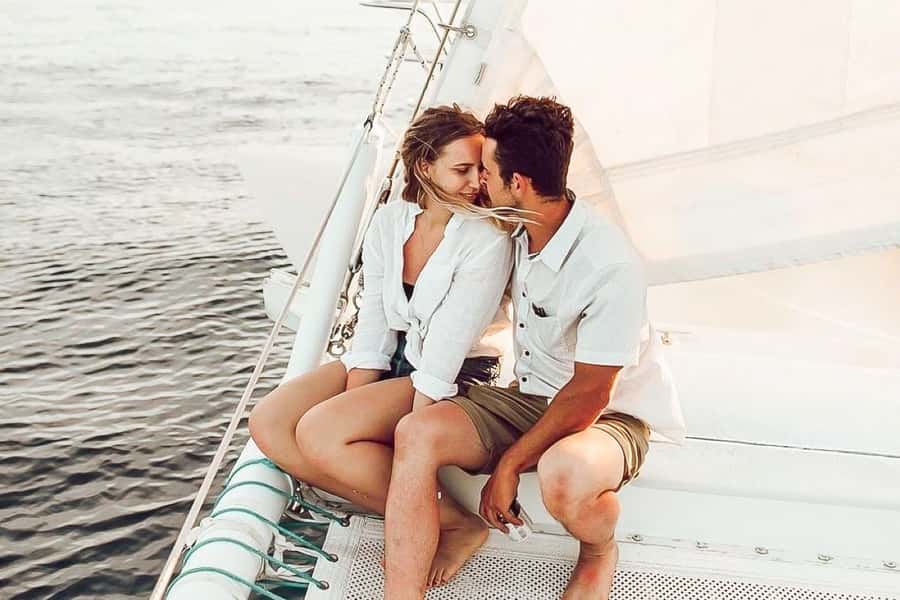 From Ma'alaea: 'Alihilani Sunset Sail Catamaran Tour - Sailing into the Auau Channel