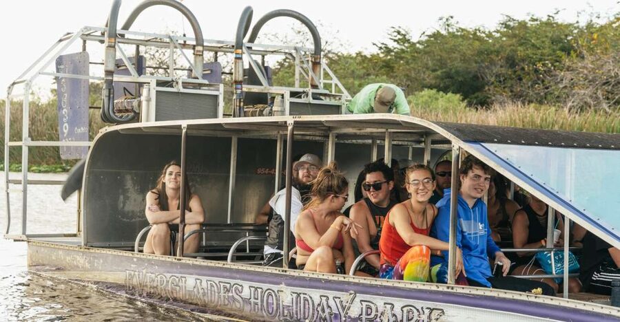 From Miami: Everglades Airboat, Wildlife Show & Bus Transfer - Leaving Miami for the River of Grass