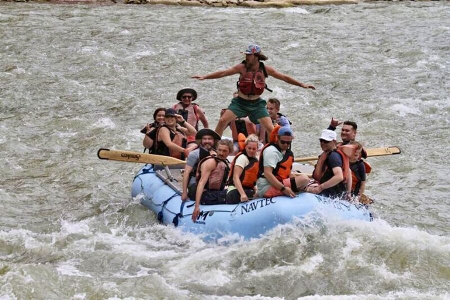 From Moab: Colorado River Guided Rafting Trip - The noon departure includes lunch