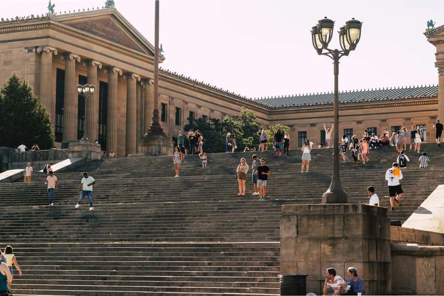 From New York City: Washington and Philadelphia 1-Day Tour - Climbing the Rocky Steps