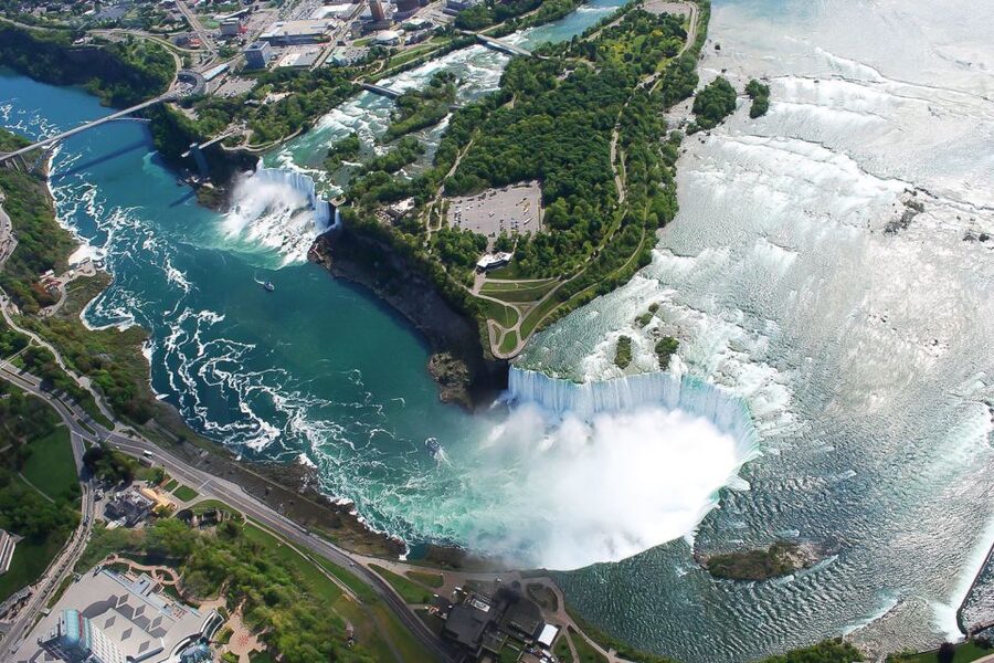 From NYC: Niagara Falls Full-Day Tour with Maid of the Mist - American Falls, Bridal Veil Falls, and Goat Island