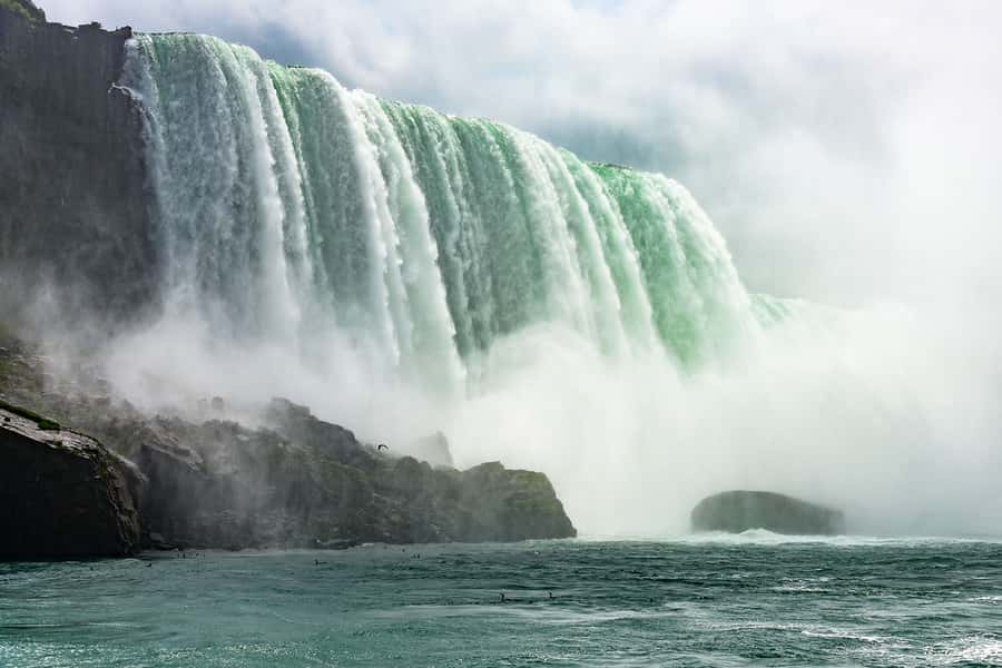 From NYC: Niagara Falls with Outlet Shopping, 2-Day Tour - Niagara after dark and the Canadian side