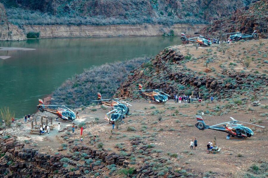 From South Rim: Grand Canyon Spirit Helicopter Tour - Point Imperial, Marble Canyon, and the North Rim