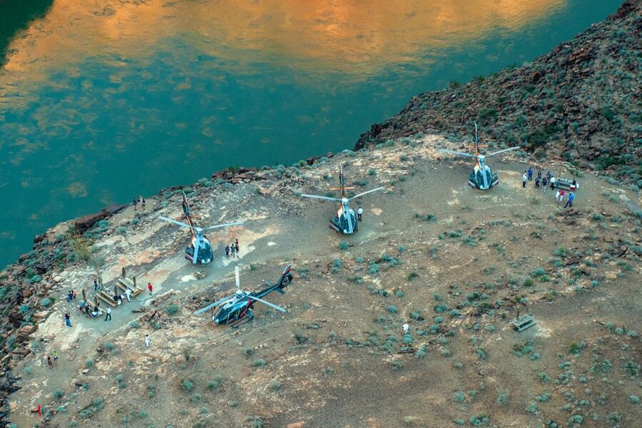 From South Rim: Grand Canyon Spirit Helicopter Tour - Over Kaibab National Forest and toward the rim