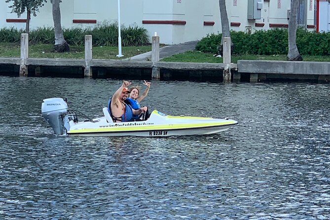 Ft. Lauderdale Mini Powerboat Rental. Canal, Yacht, Mansion Tour - Who will enjoy this mini powerboat ride