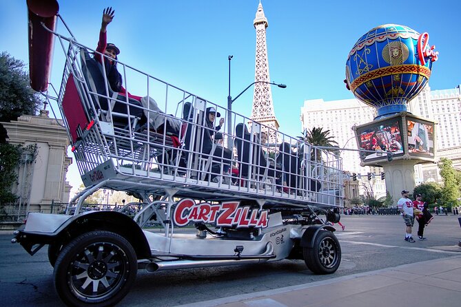 Giant Shopping Cart Limo Ride in Las Vegas - The ride itself: part sightseeing tour, part mobile party