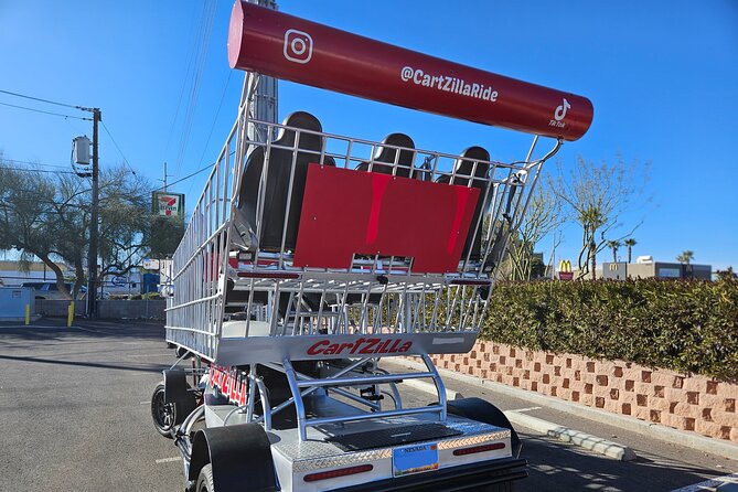 Giant Shopping Cart Limo Ride in Las Vegas - Bellagio delivers the big fountain moment