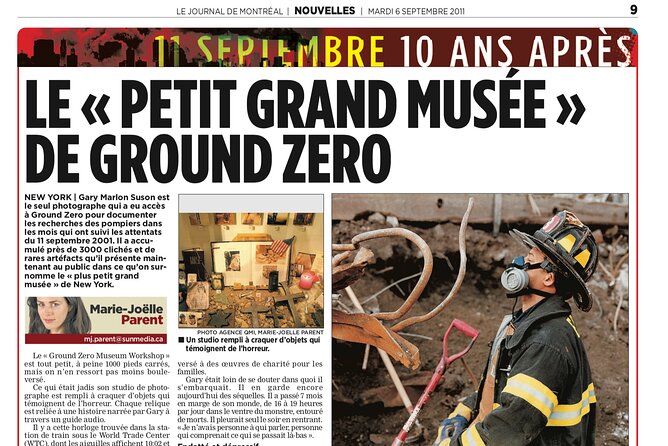 Ground Zero Museum Workshop Tour - The 15-minute film and guided introduction