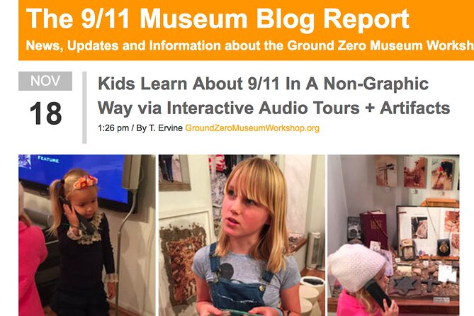 Ground Zero Museum Workshop Tour - The $34.50 price and the value you get