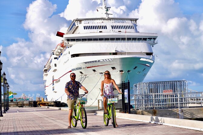 Guided Bike Tour of Old Town Key West - Mallory Square and the waterfront side of town