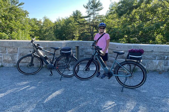 Guided Ebike Tour of Acadia National Park Carriage Roads - Eagle Lake and the long view beside the water