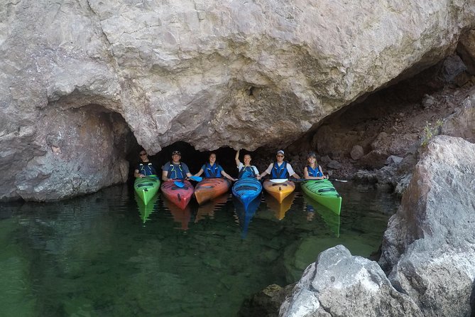 Half-Day Emerald Cave Kayak Tour with Optional Hotel Pickup - Paddling the calm Colorado River