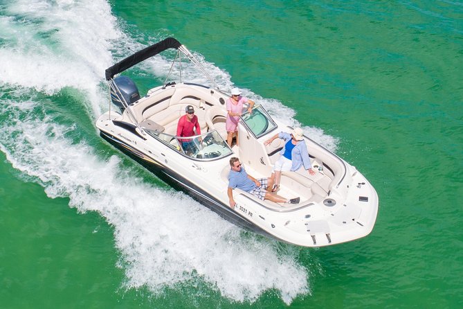 Half-Day Private Boating On Black Hurricane - Clearwater Beach - Honeymoon Island and its long beach