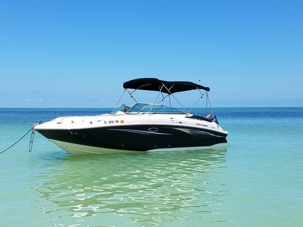 Half-Day Private Boating On Black Hurricane - Clearwater Beach - Two hours at Three Rooker Sand Bar