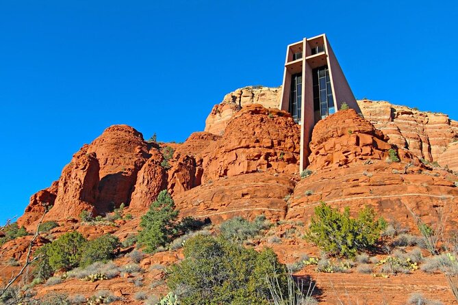 Half-day Sedona Sightseeing Tour - Chapel of the Holy Cross brings a human touch