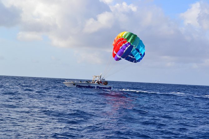 Hawaiian Parasail Since 1977 - Waikiki Beach and Diamond Head from the water