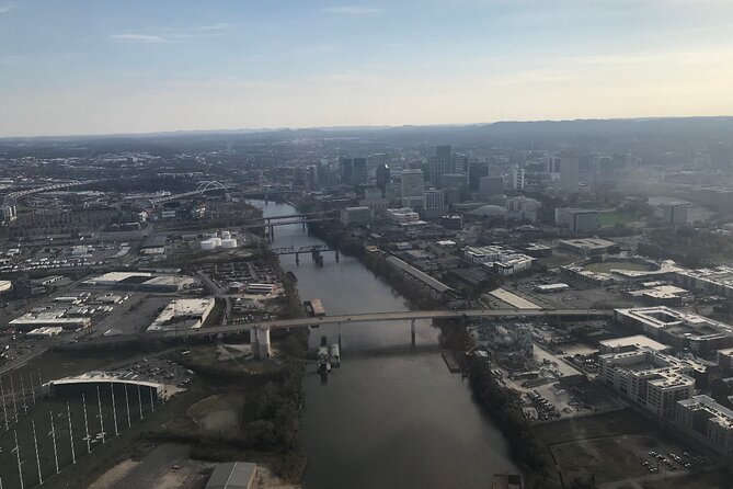 Helicopter Tour of Downtown Nashville - Taking off from Tune Airport