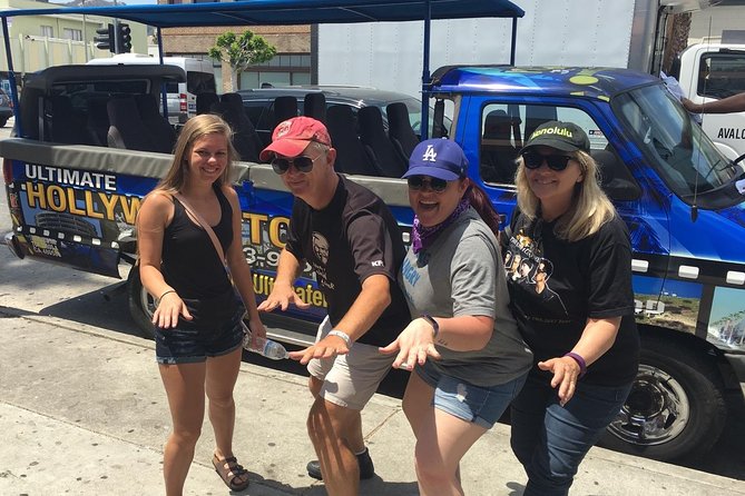 Hollywood, Beverly Hills and Celebrity Homes Open Air Van Tour - Ending at the Walk of Fame or returning to the start