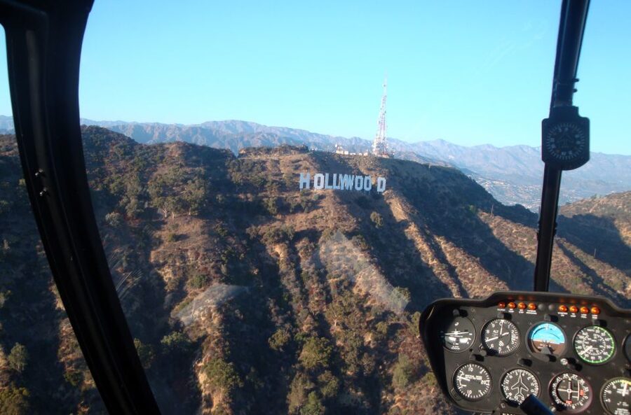 Hollywood & Beverly Hills Celebrity Helicopter Tour - Universal Studios and Warner Bros. Studios