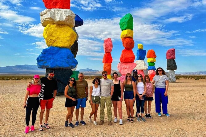 Hoover Dam Walk-On-Top Tour w/ Seven Magic Mountains & Vegas Sign - The Las Vegas sign in a 15-minute photo window