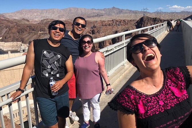 Hoover Dam with Walk On Top Tour and Seven Magic Mountains Stop - The Mike O’Callaghan-Pat Tillman Bridge viewpoint