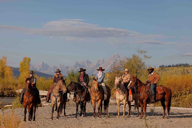 Horseback Riding with Grand Teton Views in Jackson Hole - From Jackson Hole to Heart Six Ranch near Moran