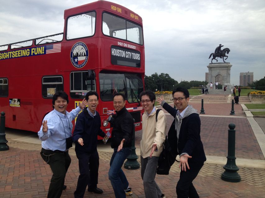 Houston: Guided City Tour by an Open-Top Double Decker Bus - What the open-top bus adds