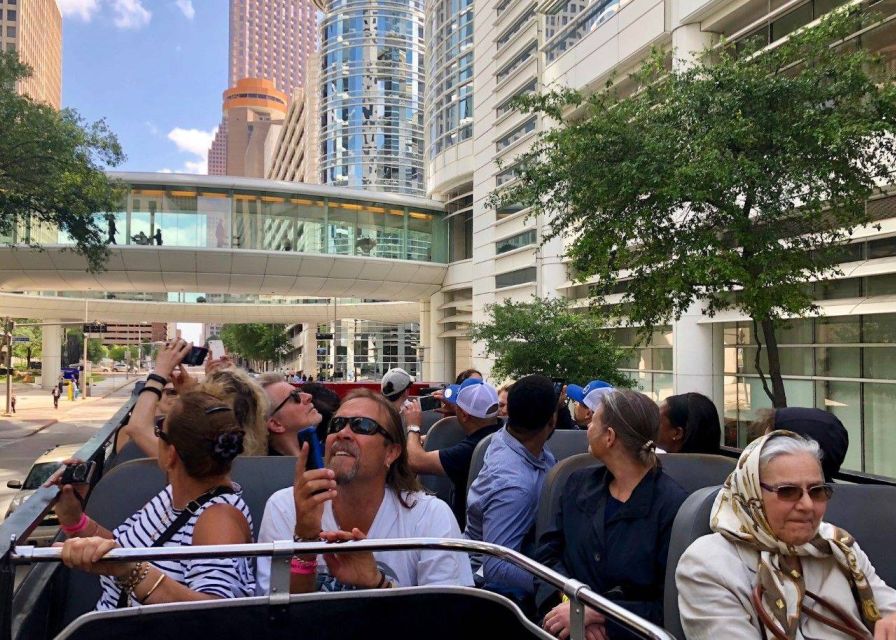 Houston: Guided City Tour by an Open-Top Double Decker Bus - City Hall, Hermann Square, and civic Houston