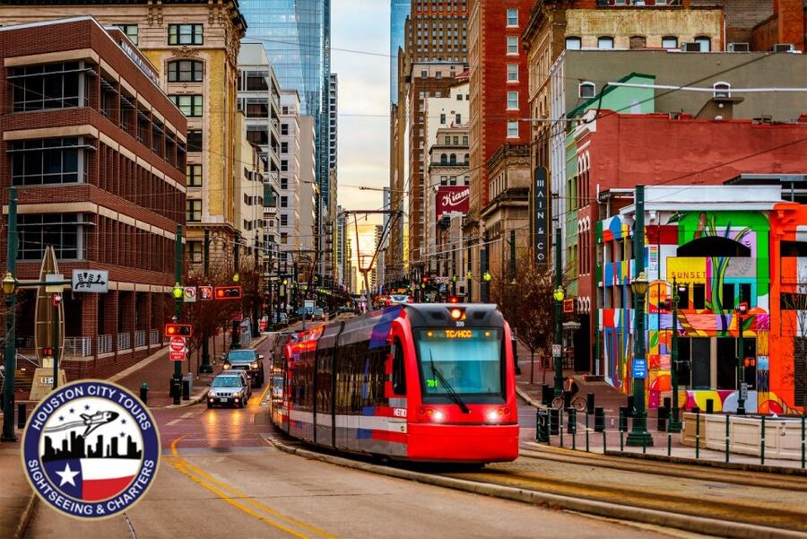 Houston: Guided City Tour by an Open-Top Double Decker Bus - Buffalo Bayou, the Aquarium, and Houston’s older roots