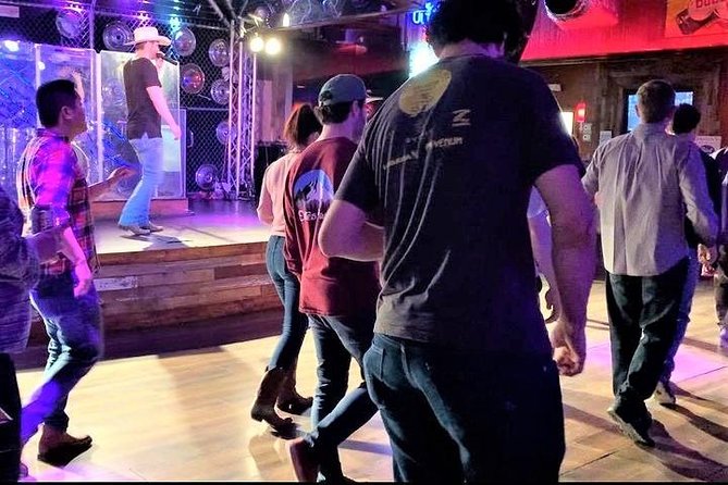 Instructor-Led Line Dancing Class with Souvenir Video - The honky-tonk setting, from roomy to crowded