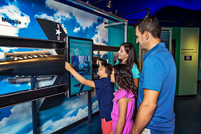 Intrepid Museum Admission Ticket - The hangar areas and interactive displays