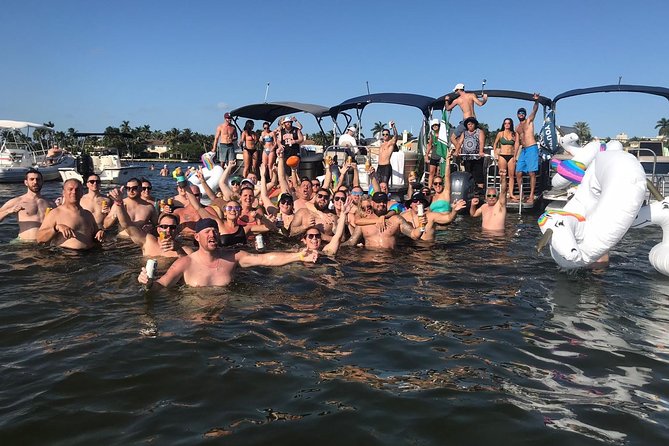 Island Time Boat Cruise in Fort Lauderdale - The sandbar swimming stop