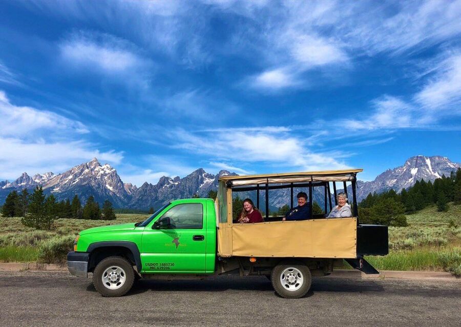 Jackson: Grand Teton National Park Guided Wildlife Tour - The Summer Open Safari Vehicle