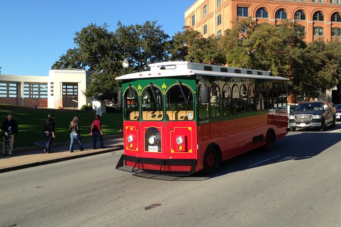 John F. Kennedy Trolley Tour in Dallas - The JFK Memorial and the motorcade route