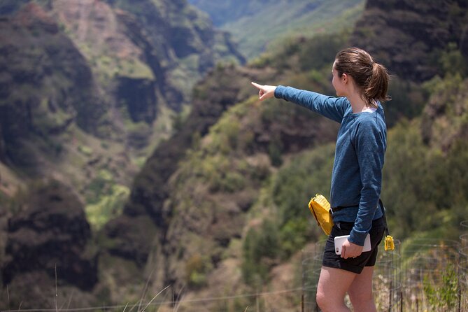 Kauai' Exclusive Helicopter Tour: Land & Explore Olokele Canyon - The circle-island flight from Lihue