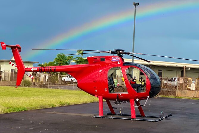 Kauai: Hughes 500 4-Passenger Doors-Off Helicopters - Manawaiopuna Falls, the Jurassic Park waterfall