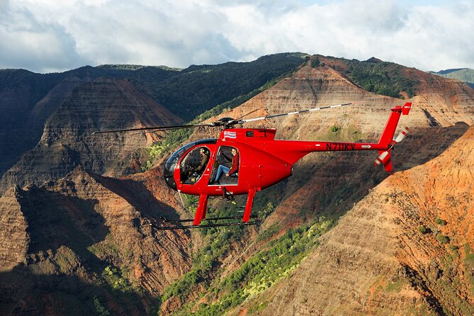 Kauai: Hughes 500 4-Passenger Doors-Off Helicopters - Waimea Canyon and its many waterfalls
