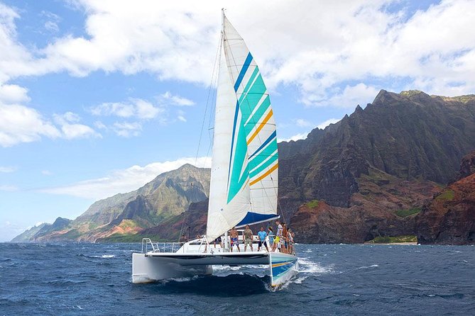 Kauai’s Na Pali Coast Snorkel and Sail Tour - Leaving Port Allen on the Leila Catamaran