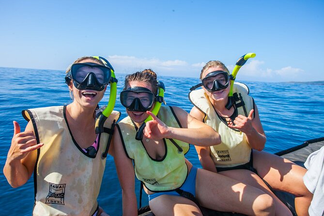 Kauai's Ultimate South Island Zodiac Boat Snorkel Adventure - A Zodiac departure from Poipu